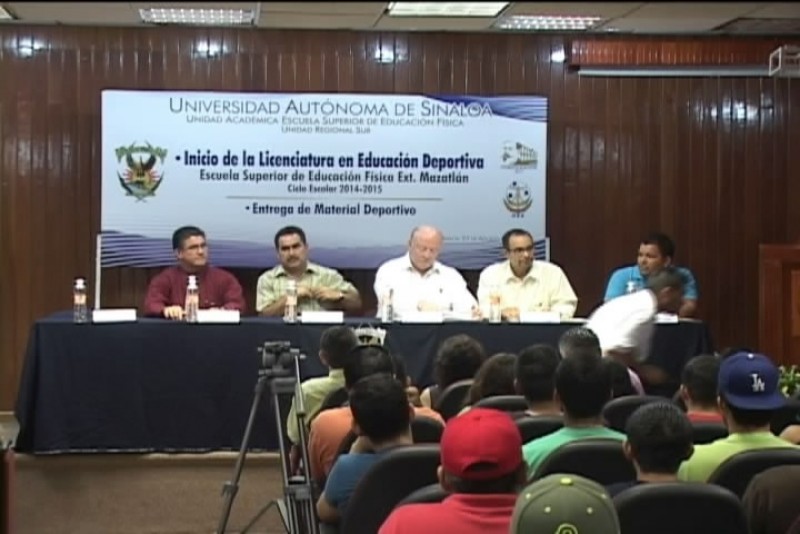 Se realizó el acto de Inicio de la Licenciatura en Educación Deportiva de la Escuela Superior de Educación Física Extensión Mazatlán