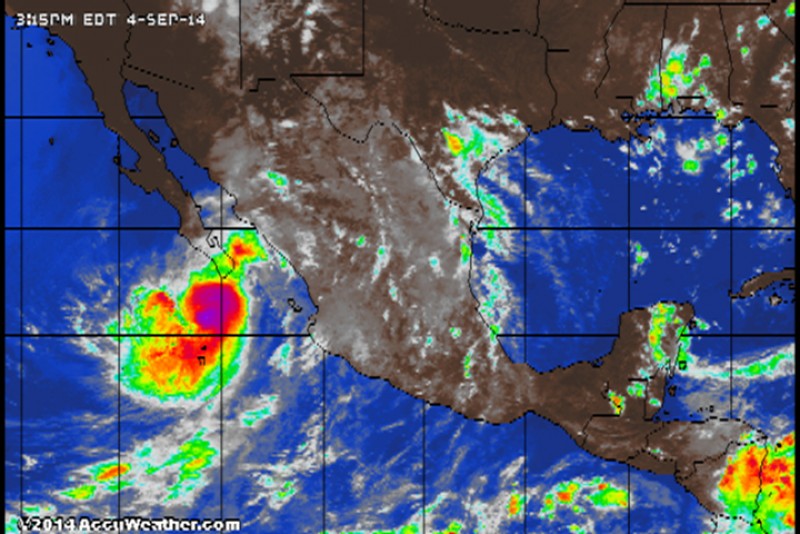 Huracán Norbert dejará lluvias en Sinaloa