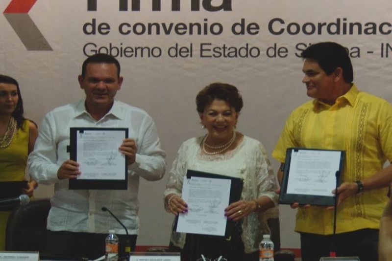 Firman convenio INAPAM y Gobierno de Sinaloa