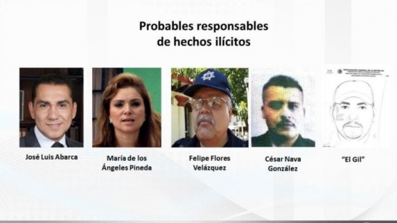 PGR: Alcalde de Iguala y esposa, responsables caso normalistas