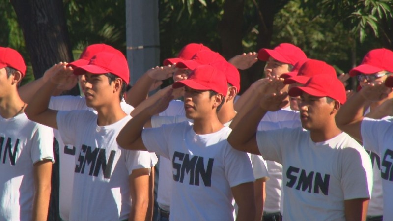Reciben cartilla militar 246 jóvenes conscriptos