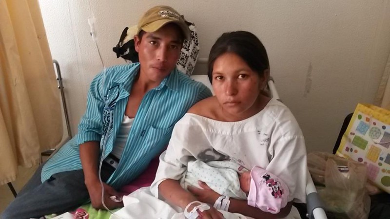 Marisela González recibe apoyo en el hospital General