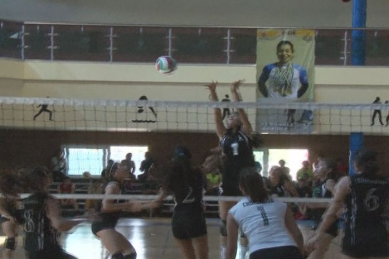 Las damas campeonas del nacional de volibol sub 23