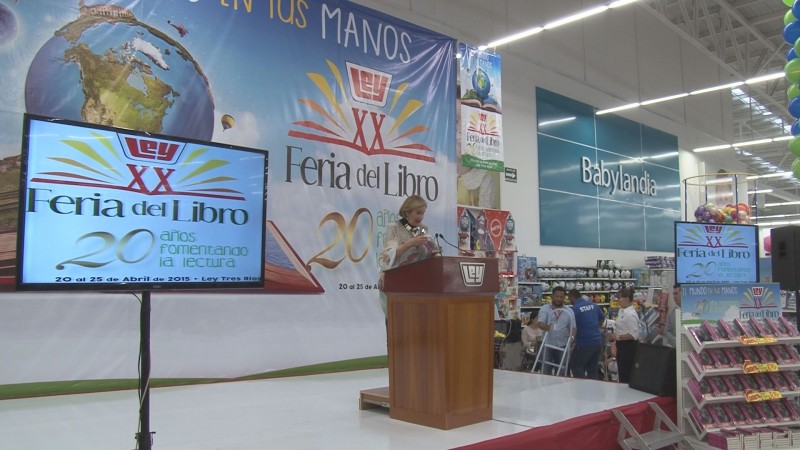 Inauguran la vigésima feria del Libro de Casa Ley