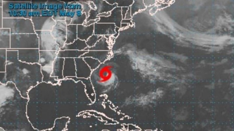 Alerta en Carolinas de EU ante avance de la tormenta 'Ana'