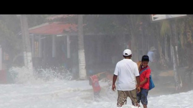 Alerta por mar de fondo en costas del Pacífico mexicano