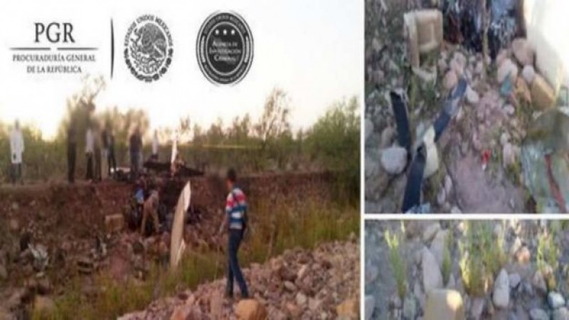 Inicia PGR averiguación por desplome de avioneta en chihuahua