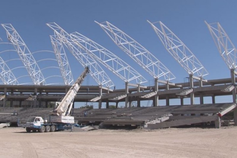 80 por ciento avance del nuevo estadio de beisbol