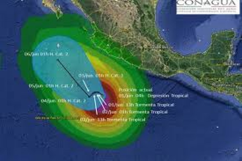 "Blanca" llegará a Baja California el domingo 07 de Junio