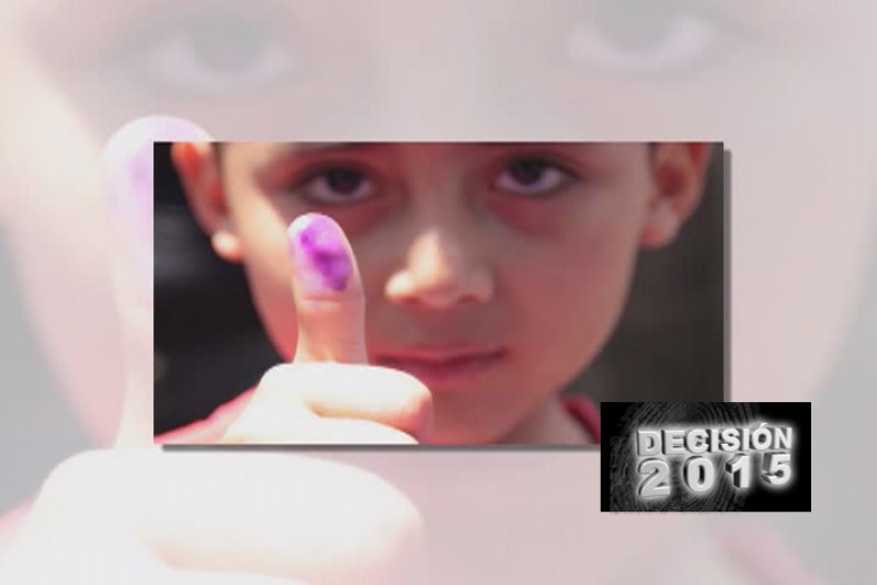 Los niños también votaron este día