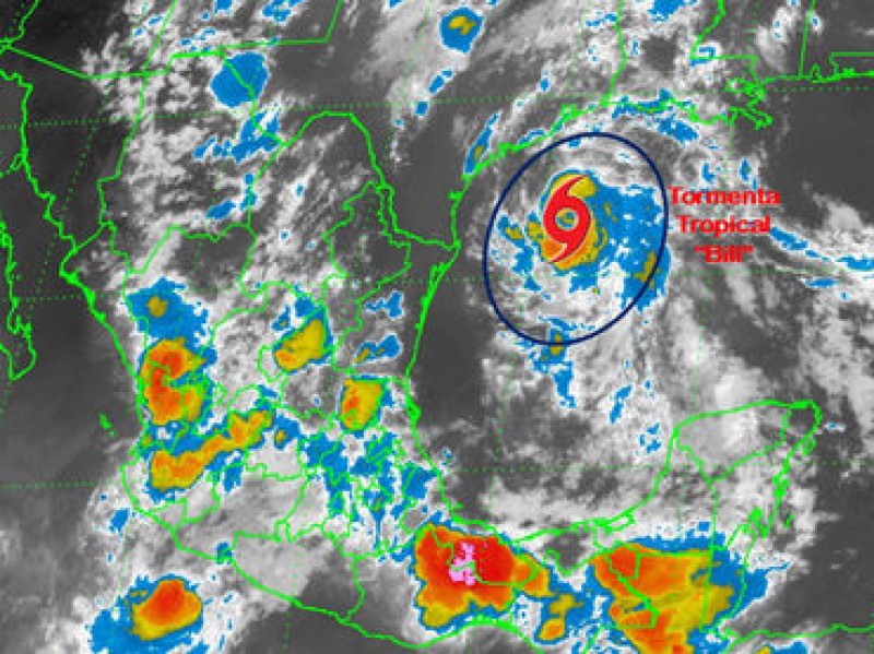 Tormenta Bill amenaza la costa de Texas.