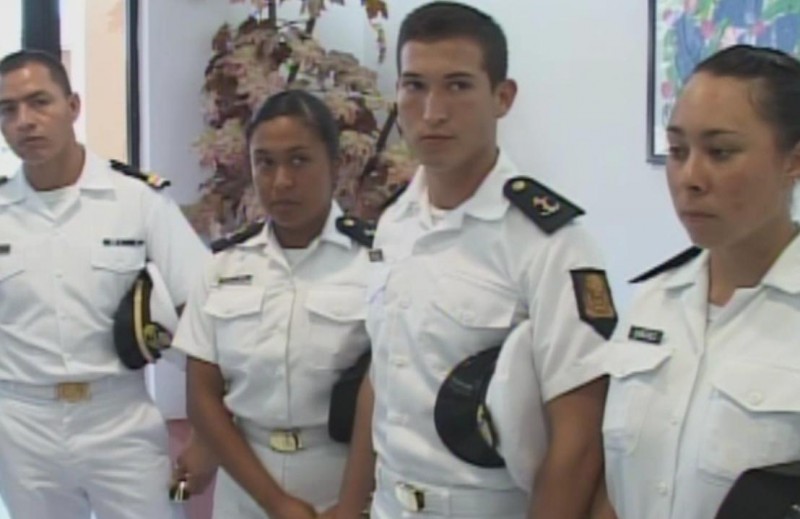 Visitan cadetes de la Escuela Naval Militar a Alcalde