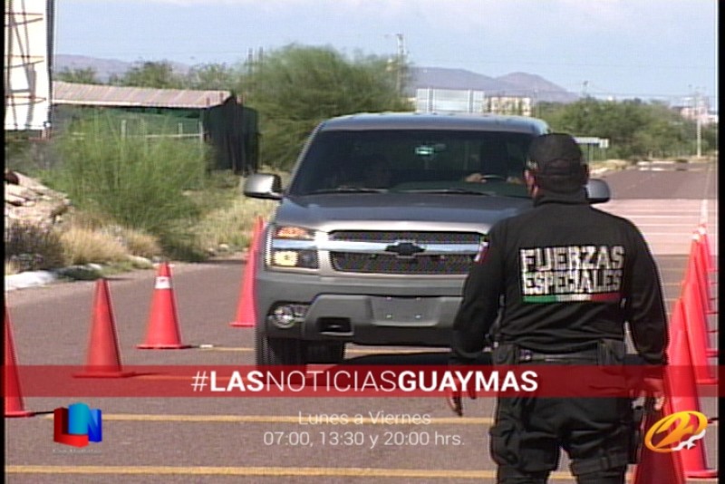 Se refuerza la seguridad en Guaymas