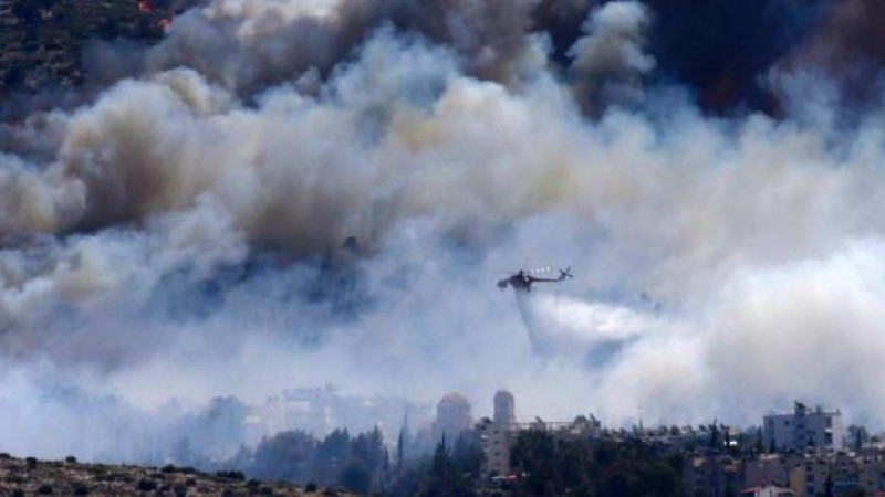 Bomberos luchan contra incendios en Grecia