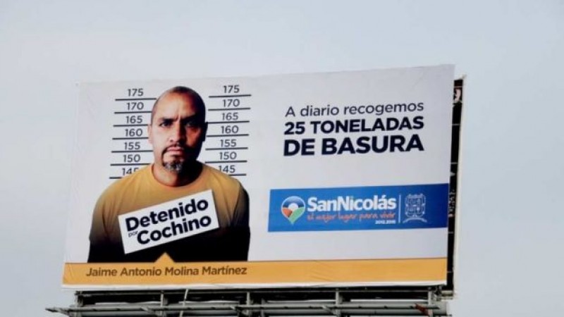 Exhibirán en espectaculares a quienes tiren basura en Nuevo León