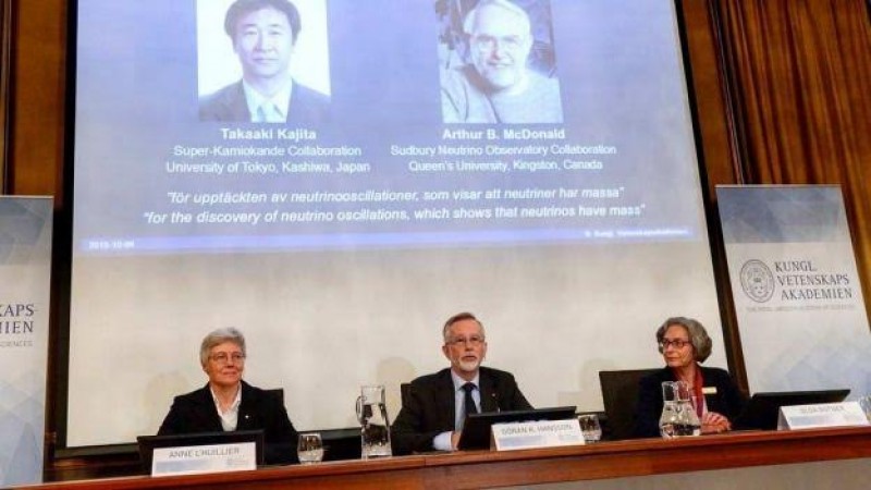 Un japonés y un canadiense ganan el Nobel de Física 2015