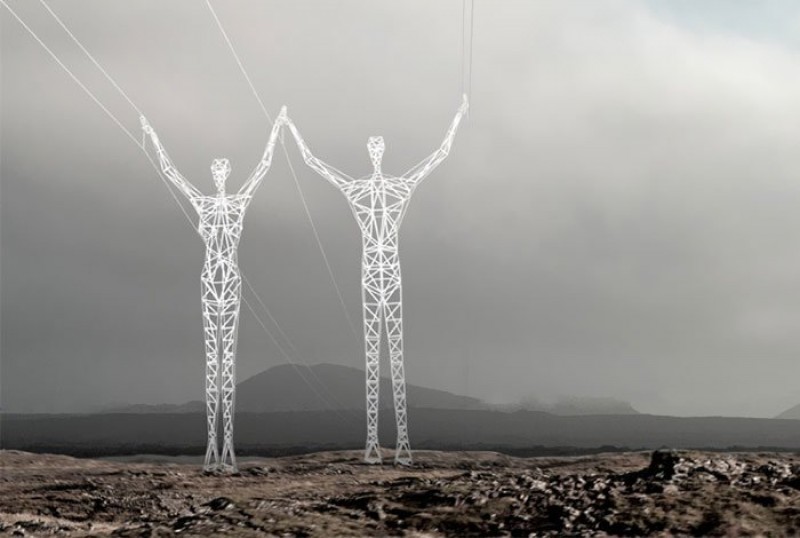 En Islandia los arquitectos se divierten con las torres eléctricas