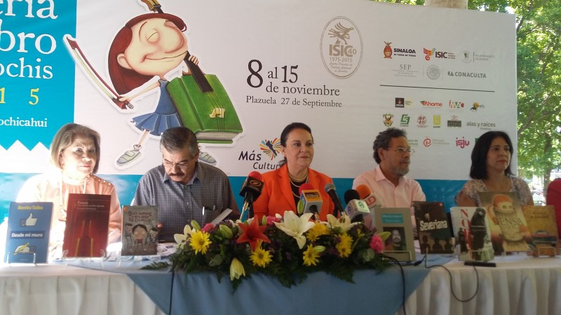 Presentan la Feria del libro de Los Mochis 2015