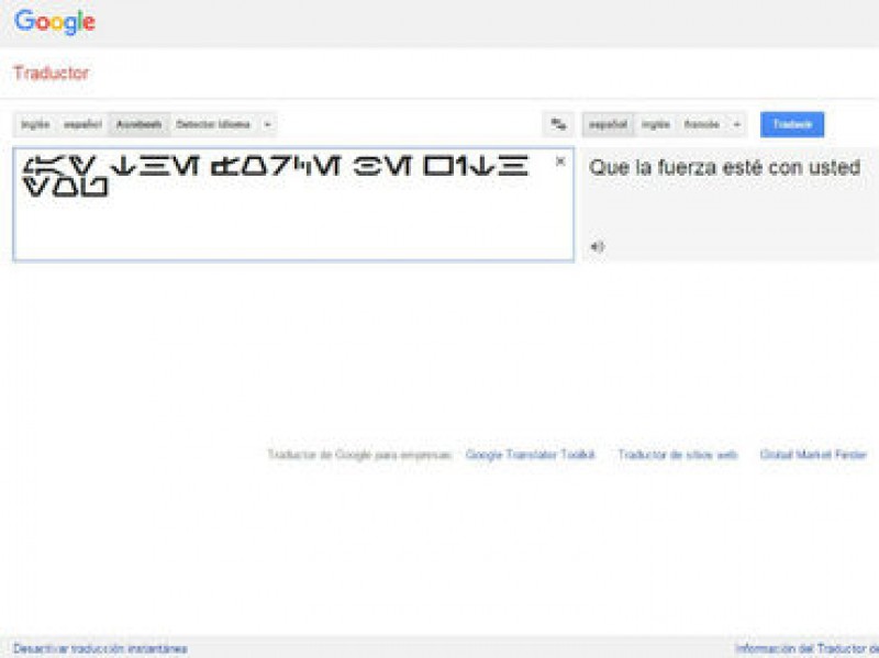 Google incluye idioma de Star Wars en traductor