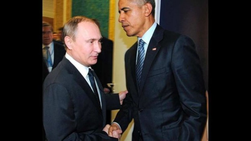 Obama y Putin se reúnen a puerta cerrada