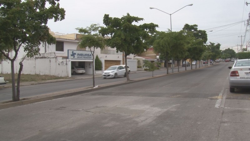 Cubre zanja brigada de bache por la calle de Ciudades Hermanas