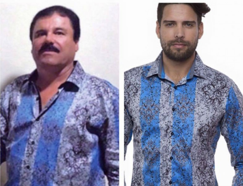 La camisa azul de El Chapo se pone de moda