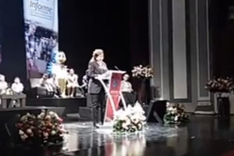 Rinde Silvia Treviño su segundo informe de actividades al frente del DIF Mazatlán.