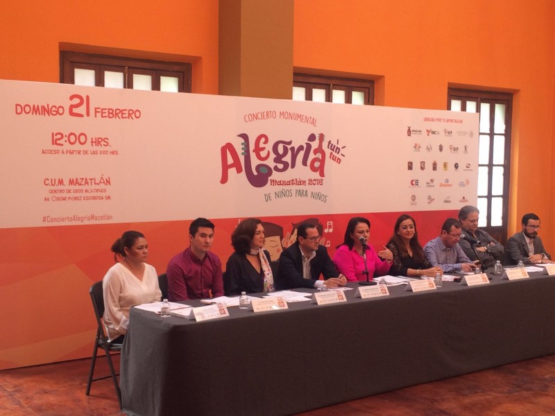 Anuncian el Concierto Monumental "Alegría Mazatlán 2016"