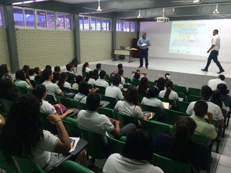 Olimpiada estatal de Física y Matemáticas se realiza en Mazatlán.