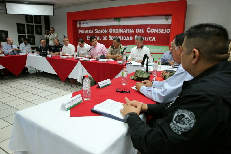 Consejo estatal de seguridad pública se reúne en Los Mochis