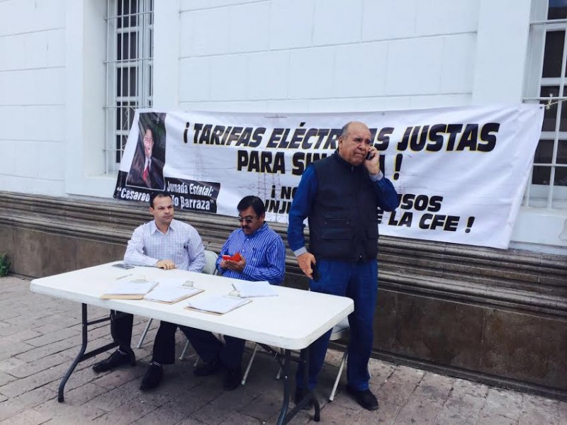 Reanudan jornada de recolección de firmas para solicitar tarifas eléctricas justas para Sinaloa