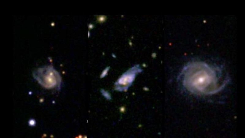 Astrónomos descubren colosales espirales galácticas'