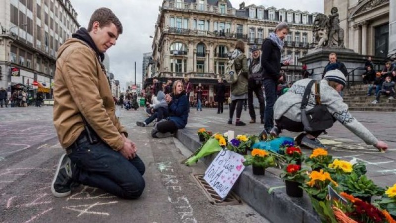 Tres misioneros estadounidenses y un militar, heridos en Bruselas