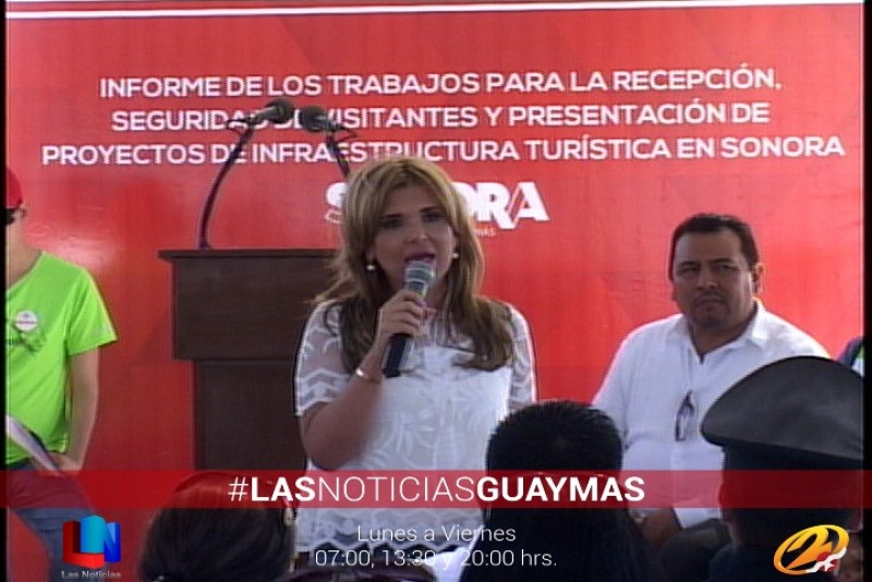 Anuncia gobernadora remodelación del Mirador Escénico de Guaymas
