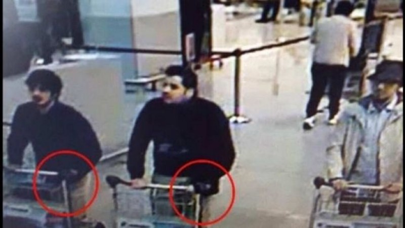Policía belga difunde video de tercer terrorista de aeropuerto