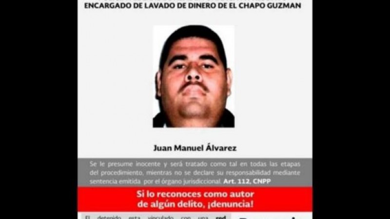 Álvarez Inzunza, operador financiero de 'El Chapo', ya está en El Altiplano