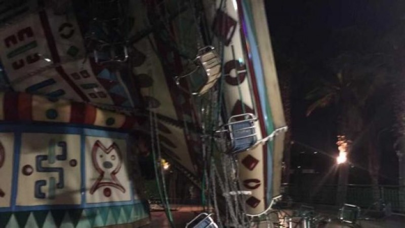 Accidente en juego mecánico deja 12 lesionados en Tijuana