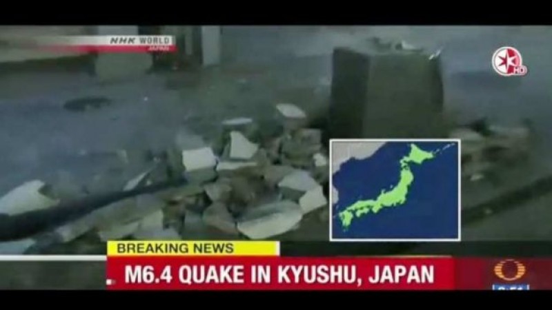 Varios edificios colapsan por sismo en Japón
