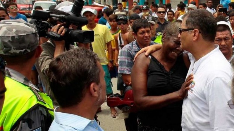 Correa: Impacto del terremoto en el PIB de Ecuador podría ser 'enorme'