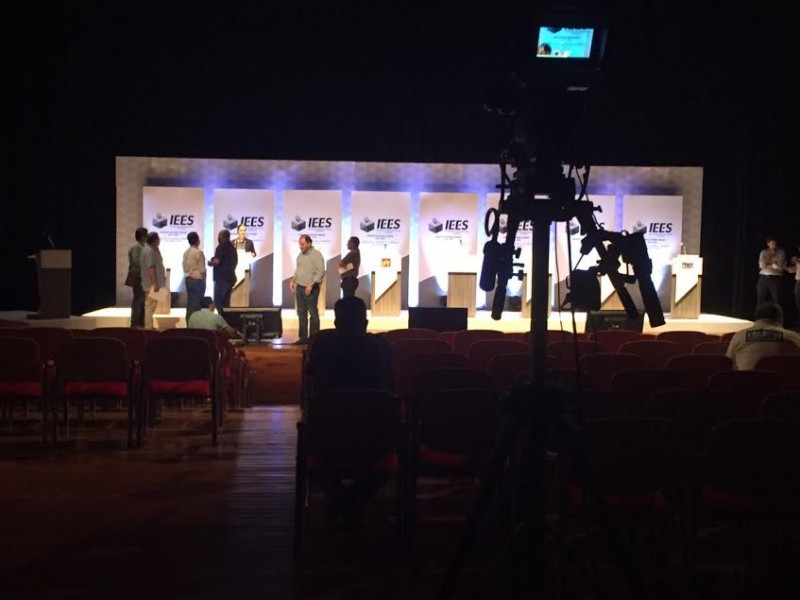 Listo el IEES para el primer debate a Gobernador de Sinaloa