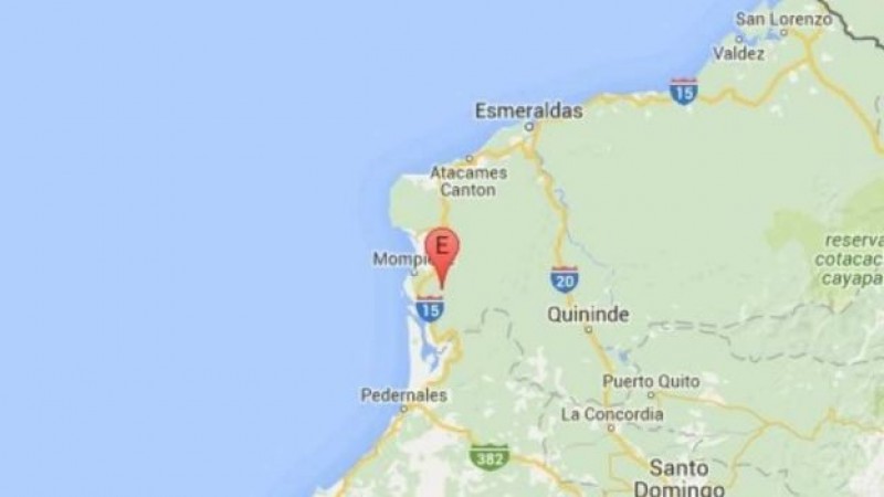 Sismo de 6.8 grados sacude Ecuador