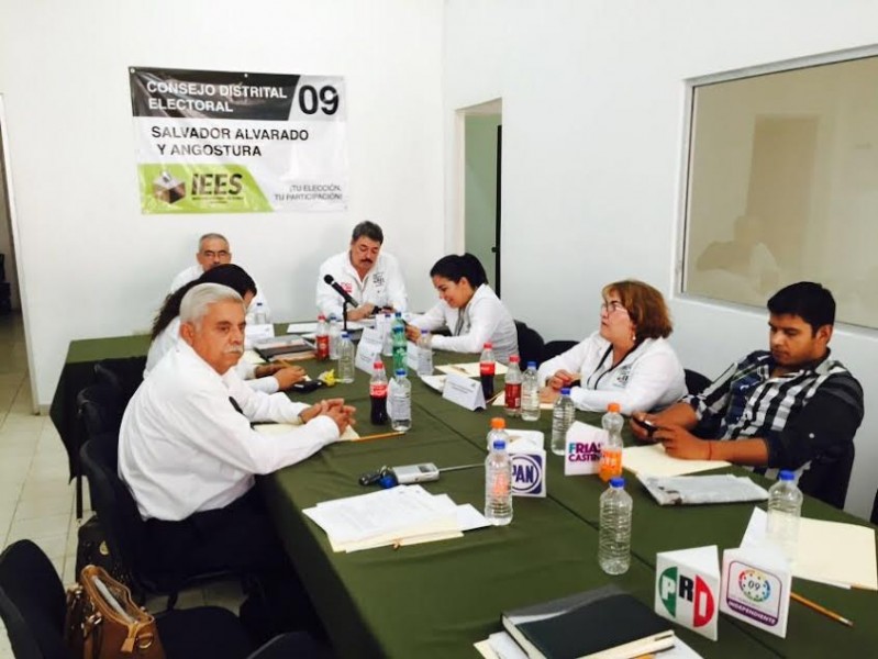 Al 100% de 272 casillas instaladas de Salvador Alvarado y Angostura