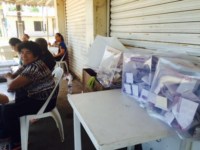Poca afluencia en votación en San Pedro, Navolato