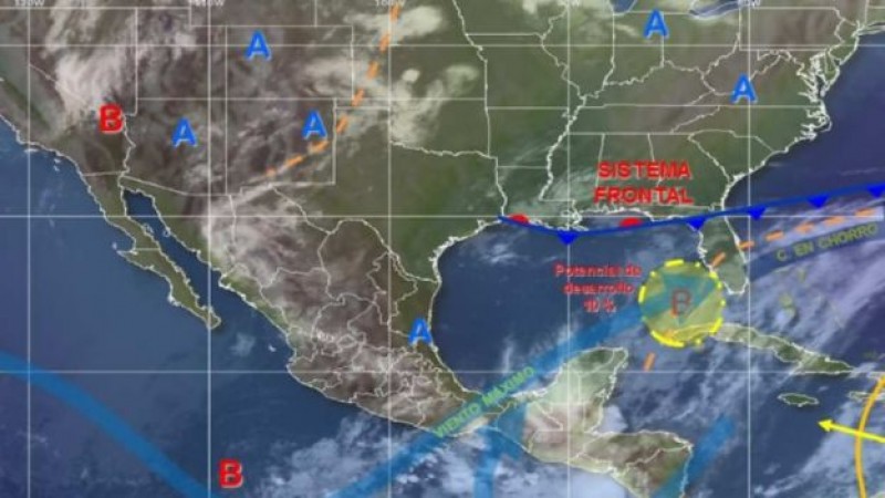 Prevén lluvias con granizo en 23 entidades