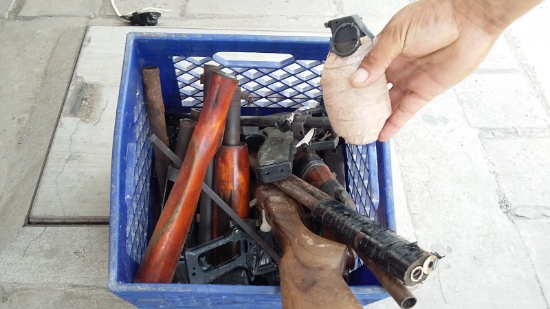 Entregaron 67 granadas en campaña de donacion en Los Mochis