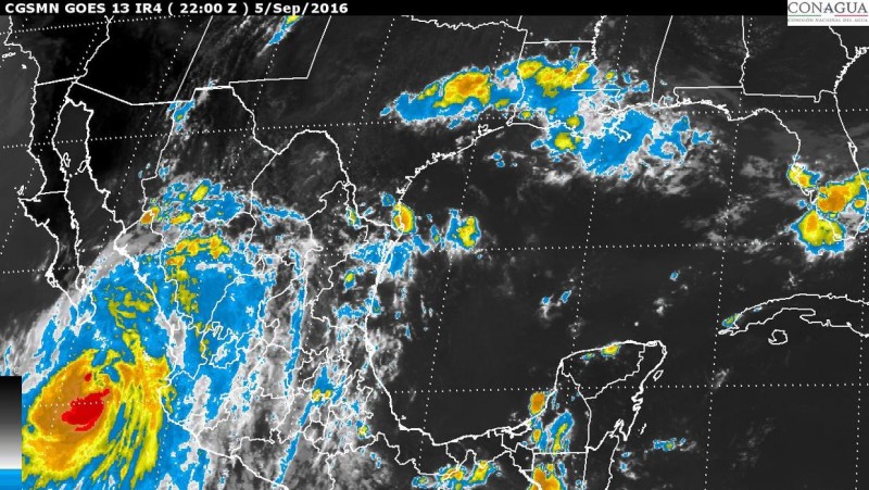 "Newton" ya es huracán categoría 1.