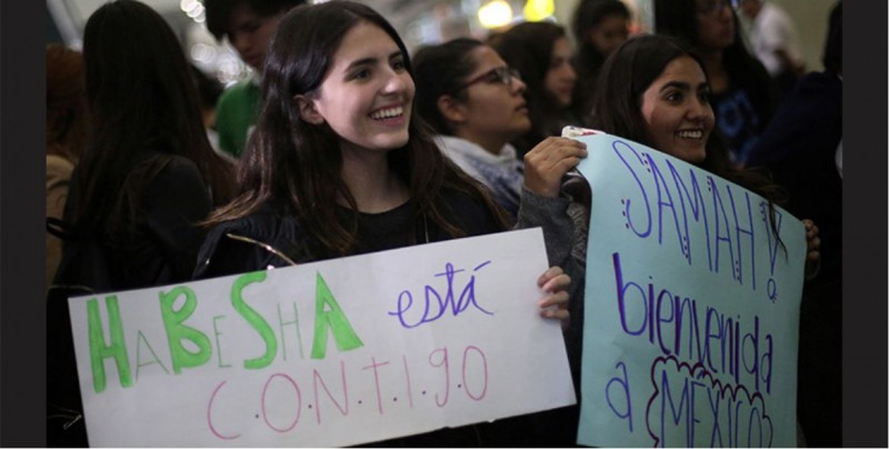 México recibe a su primera estudiante siria