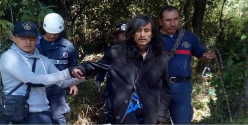 Rescatan a joven que se perdió en el Popocatépetl durante 8 días