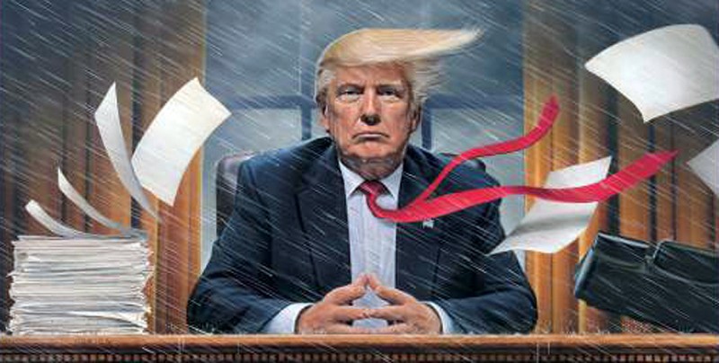 "Caos de Trump" nueva portada de TIME