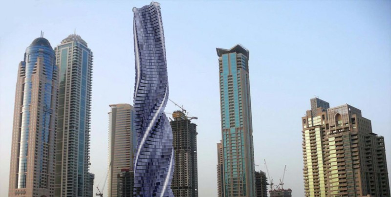 Primera torre giratoria del mundo en Dubai